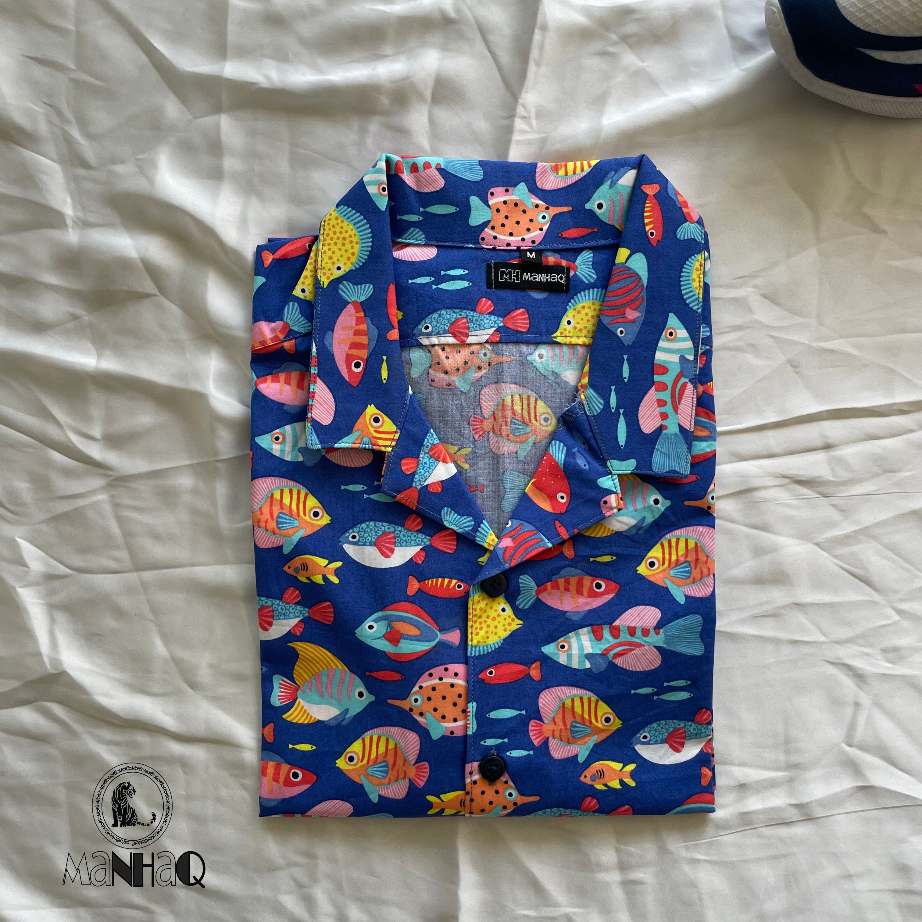  Shark Ocean Sea Life Fish Shirts for Men Hawaiian Casual Short  Sleeve Blouse Graphic Button Down Tee Top 2XS : Clothing, Shoes & Jewelry