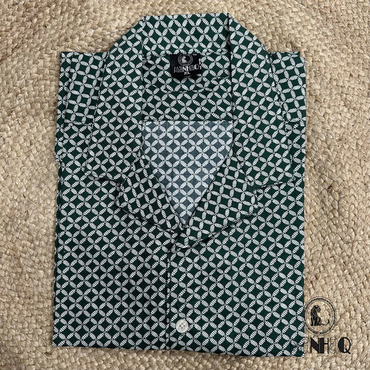 Short sleeve Cuban collar Shirt