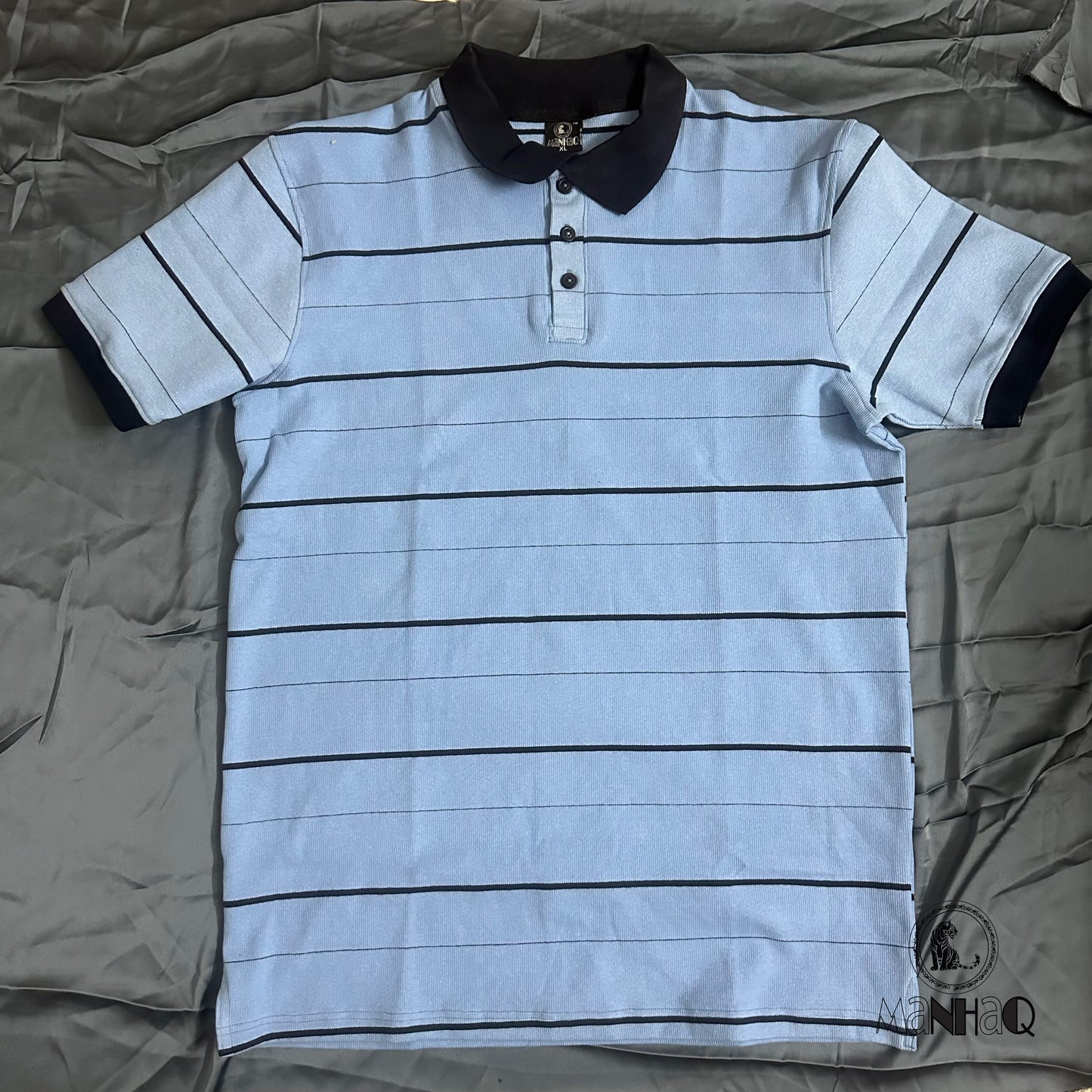 Manhaq stripped classic polo