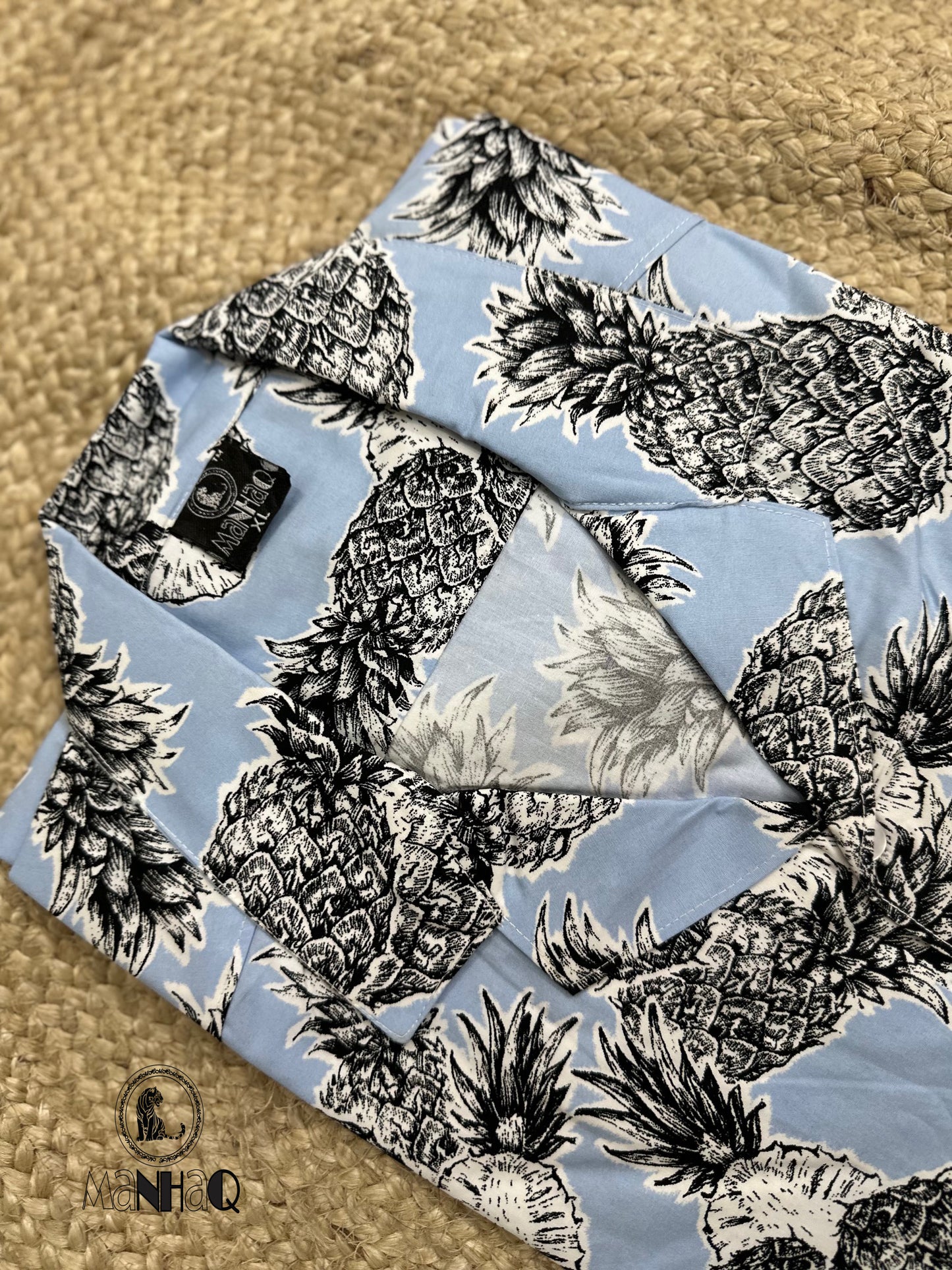 Printed short sleeve Cuban Shirt